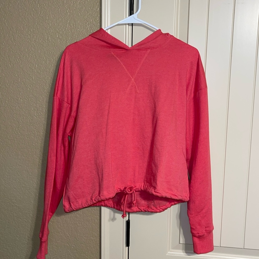 Pink hoodie